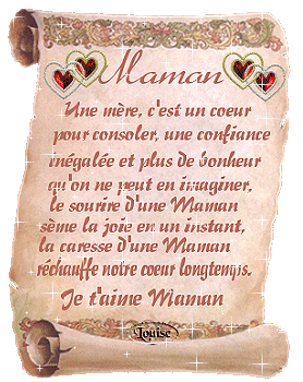 pour toute les mamans du monde !!!!!